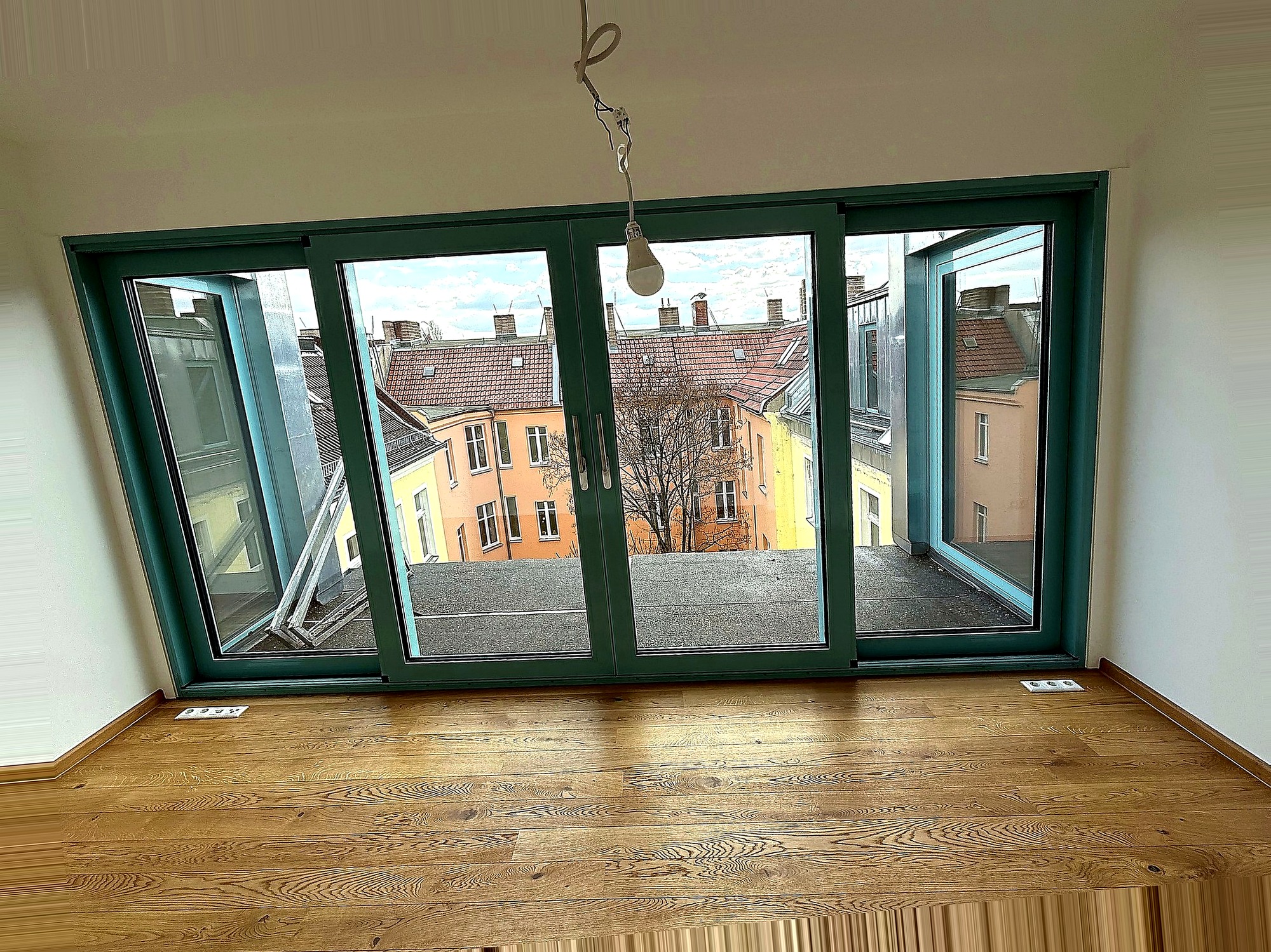 Schlafzimmer mit Ausblick